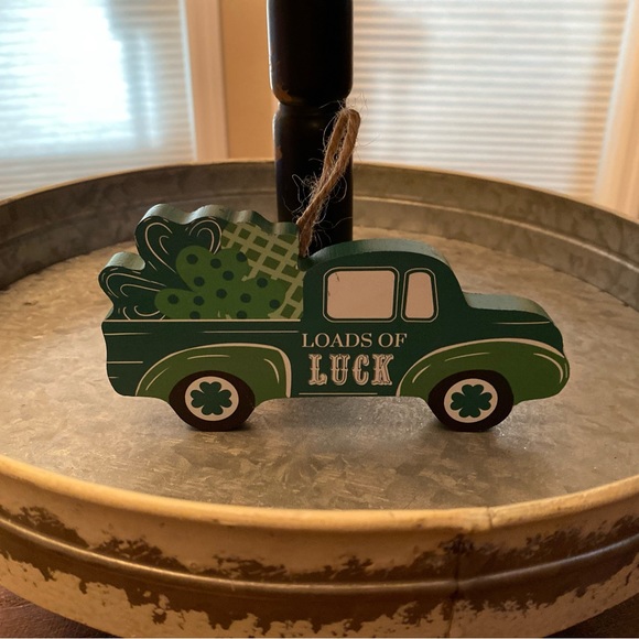 St. Patricks Day Shamrock Truck Decor Bundle, Farmhouse Happy St. Patrick’s Day - Picture 9 of 16